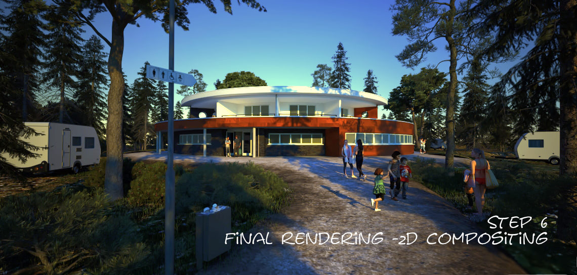 Architekturvisualisierung - 3D Modeling, Animation und Rendering Beispiel 8